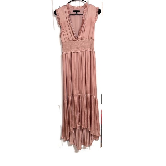 Banana Republic Silky Dress Pink Size 4 - Picture 3 of 9